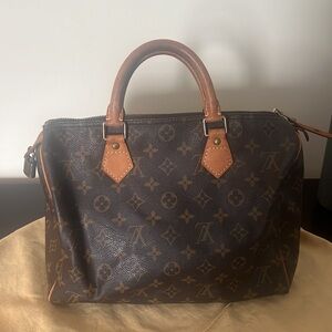 Louis Vuitton Dark Brown Monogram Handbag